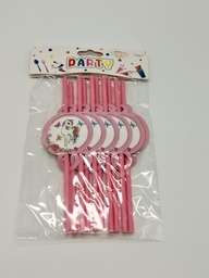 [GU117-023] Set 10 pailles en papier