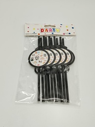 [GU117-050] Set 10 pailles en papier