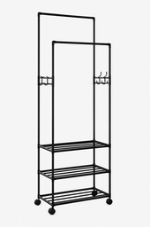 [GU34-035] RANGE CHAUSSURE ET PORTE MANTEAU 167X60X32 CM 