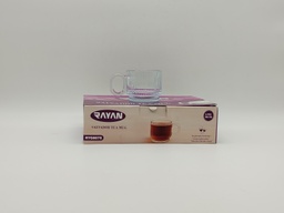 [RYG8076] SET 6 TASSES EN VERRE 160 ML